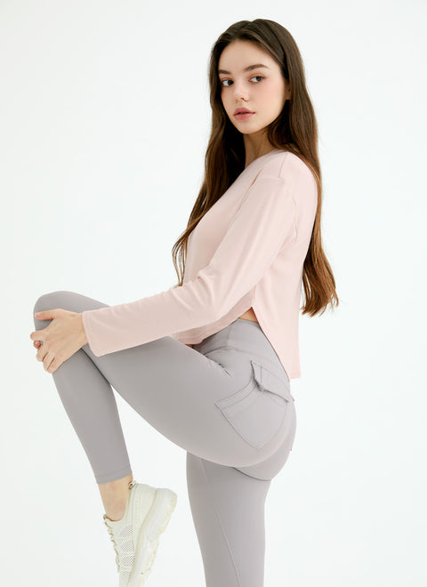Easy Round Cropped Long Sleeve