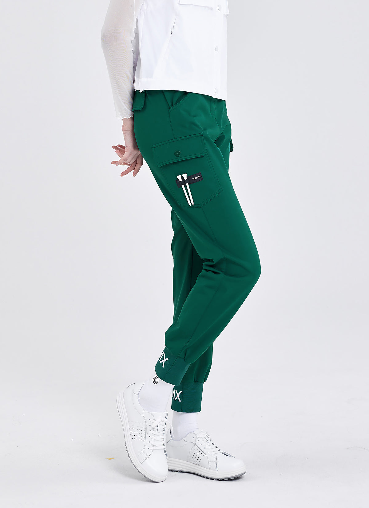 Logo Banding Cargo Jogger Pants