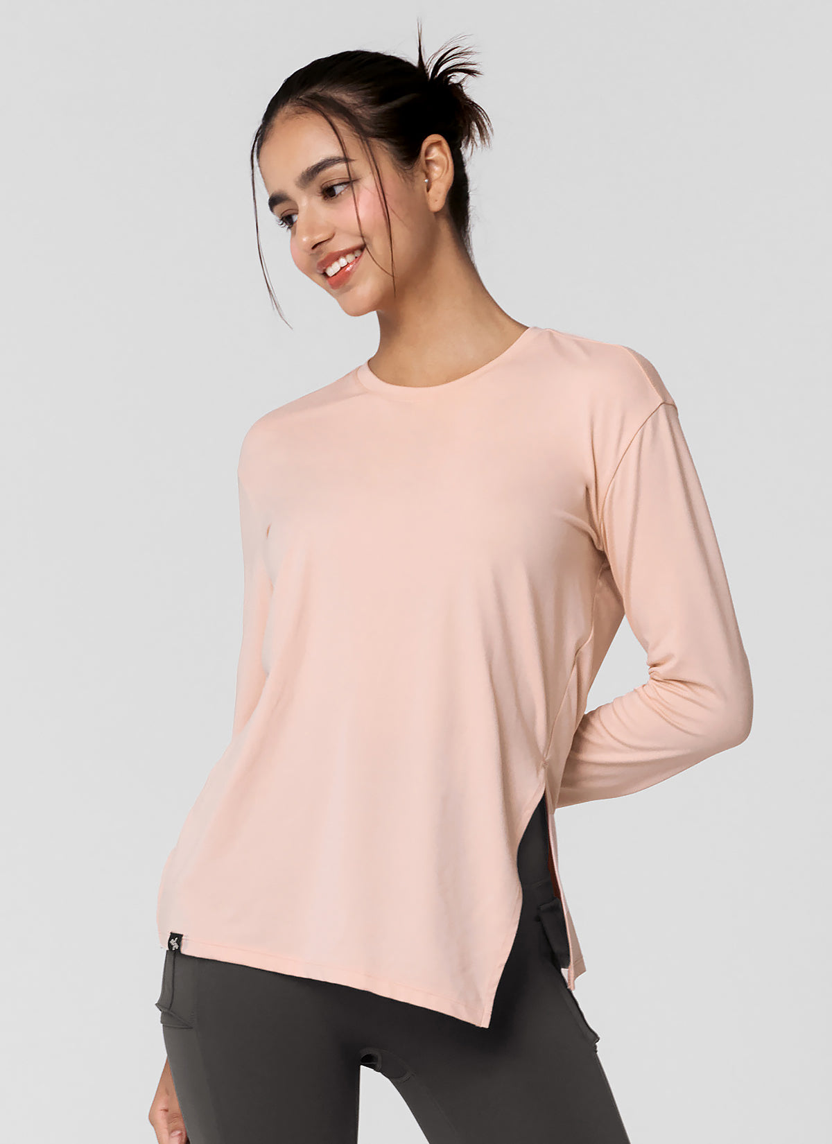 Soft One-Slit Long Sleeve