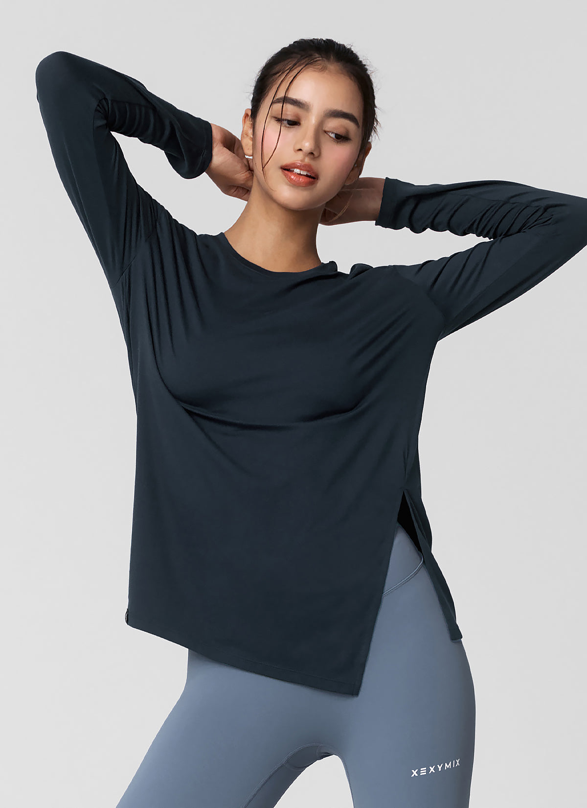 Soft One-Slit Long Sleeve