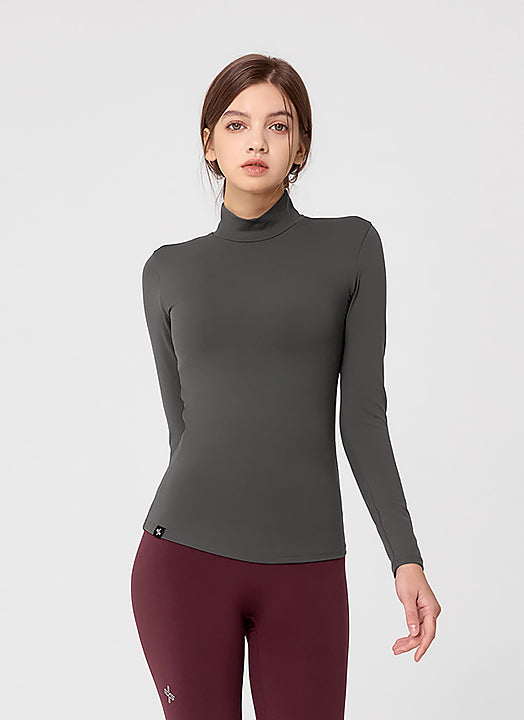 Mock Neck Slimfit Long Sleeve