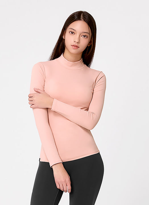 Mock Neck Slimfit Long Sleeve