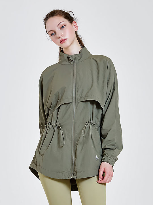 Highneck Out-String Windbreaker