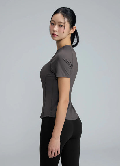 [SET] Daily Feather Short Sleeve + Black Label Bootcut Pants Set
