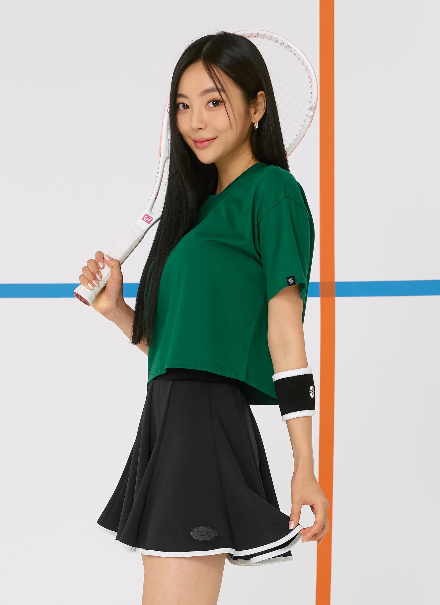 Cool Touch Basic Crop T-shirts