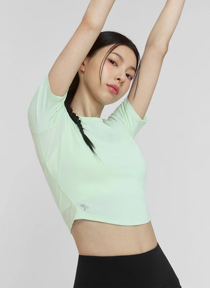 [2 FOR] Ice Scent Cropped Short Sleeve