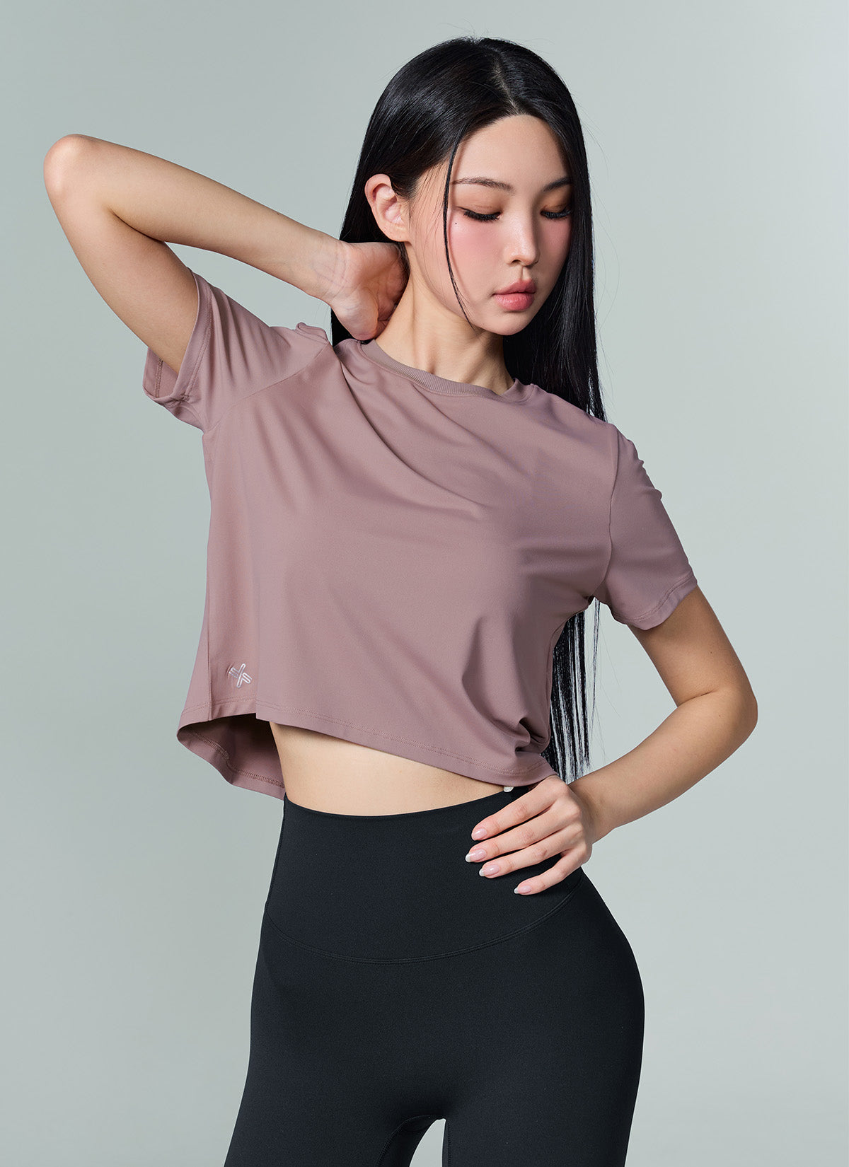 [2 FOR] Ice Feather Over Fit T-Shirt & Ice Feather Light 2.0 Cropped Short Sleeve