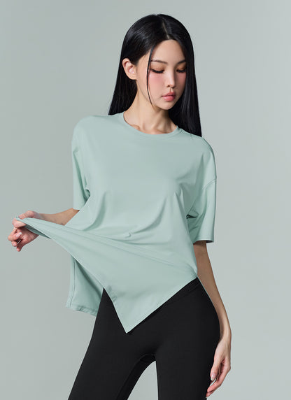 Ice Feather Light 2.0 Unbalanced Loose Fit Short Sleeve