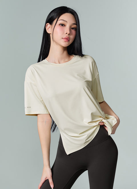 Ice Feather Light 2.0 Unbalanced Loose Fit Short Sleeve