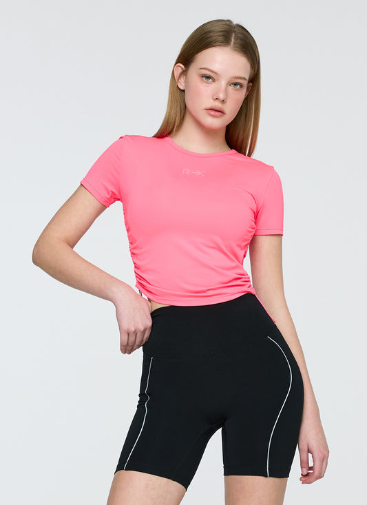 RX Side Shirring Short Sleeve