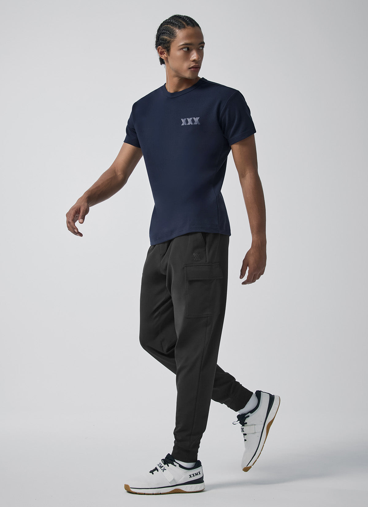 Comfort Fine Men's Fleece Cargo Joggers