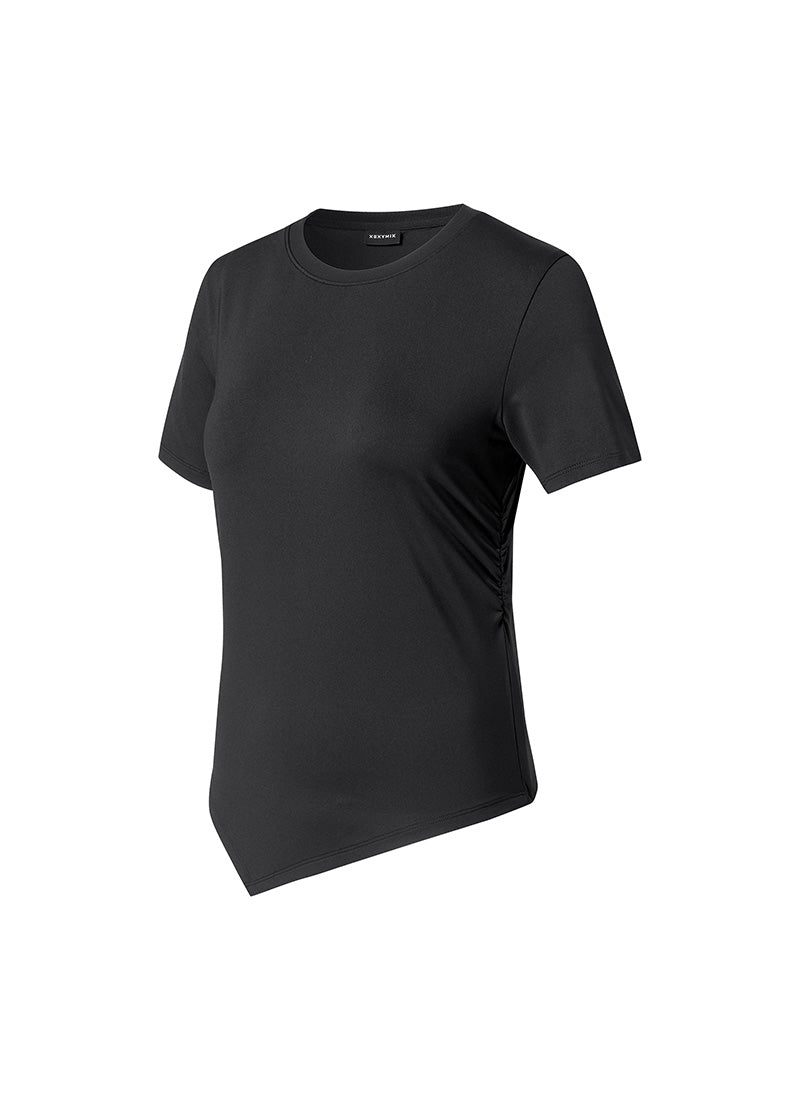 Ice Feather Light 2.0 Unbalanced Shirring Short Sleeve