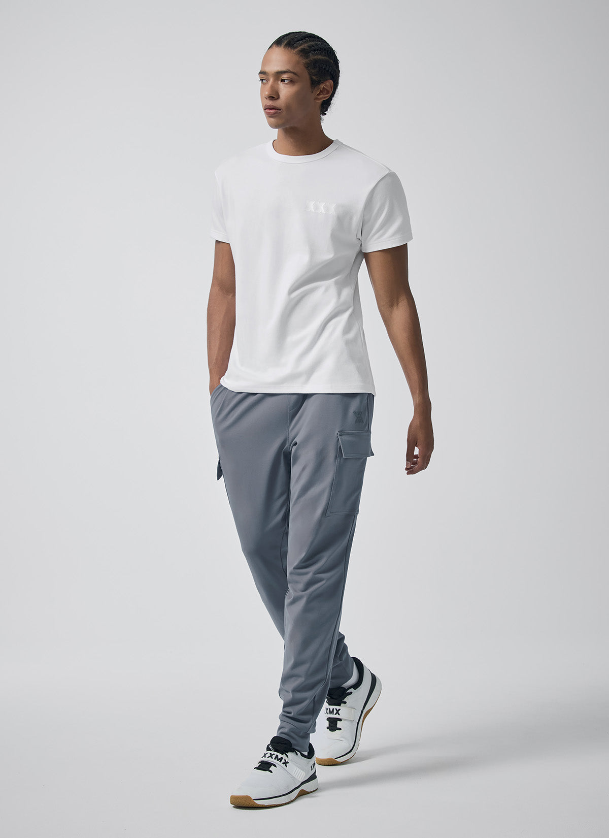 Comfort Fine Men's Fleece Cargo Joggers