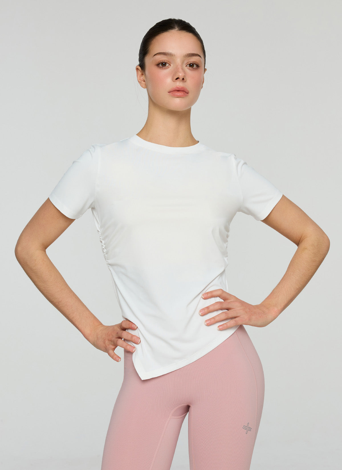 Ice Feather Light 2.0 Unbalanced Shirring Short Sleeve