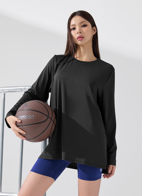 Ice Feather Light Loose Fit Long Sleeve