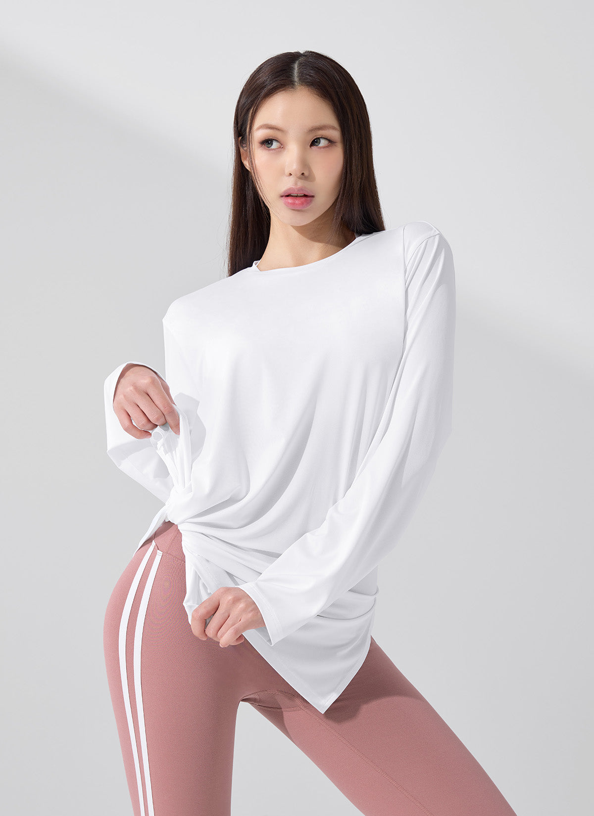 Ice Feather Light Loose Fit Long Sleeve
