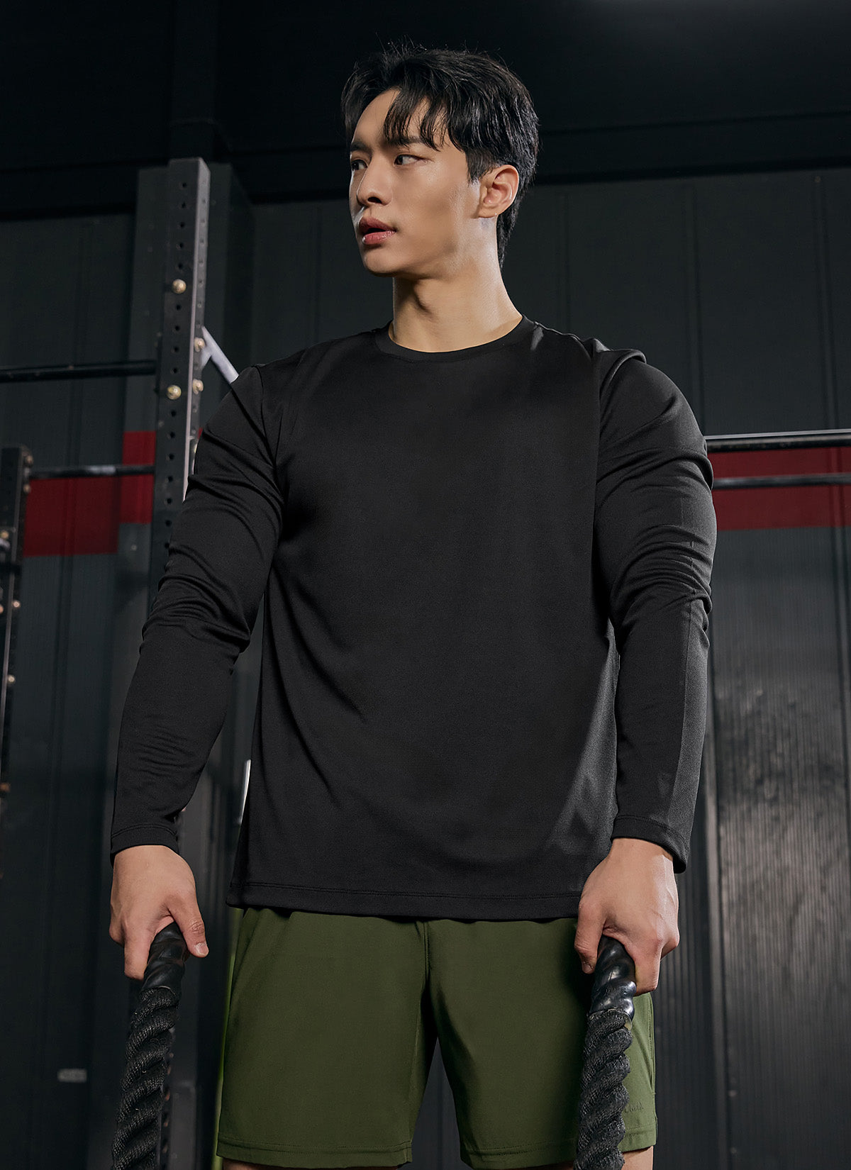 Air Waffle Mesh Men’s Regular Fit Long Sleeve