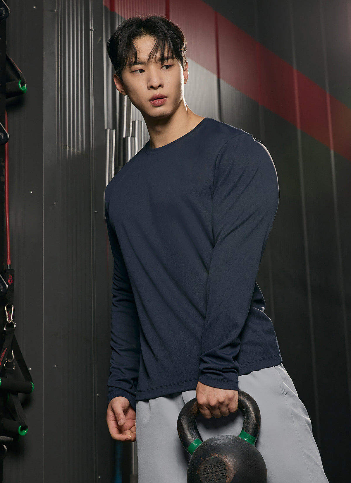 Air Waffle Mesh Men’s Regular Fit Long Sleeve