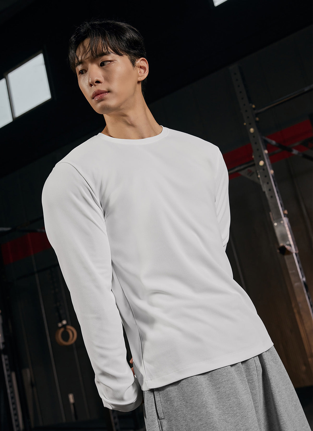 Air Waffle Mesh Men’s Regular Fit Long Sleeve