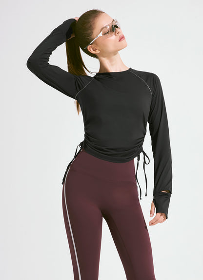 RX Mild Touch Shirring Long Sleeve