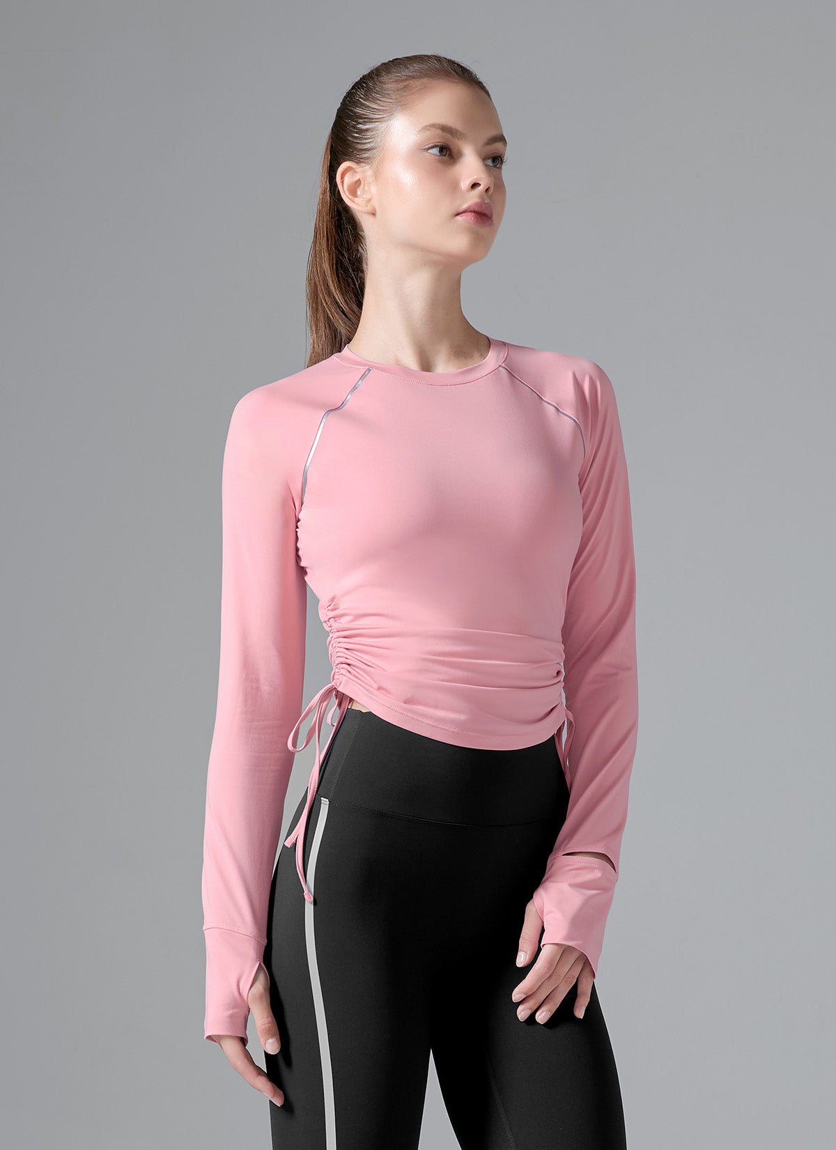 RX Mild Touch Shirring Long Sleeve