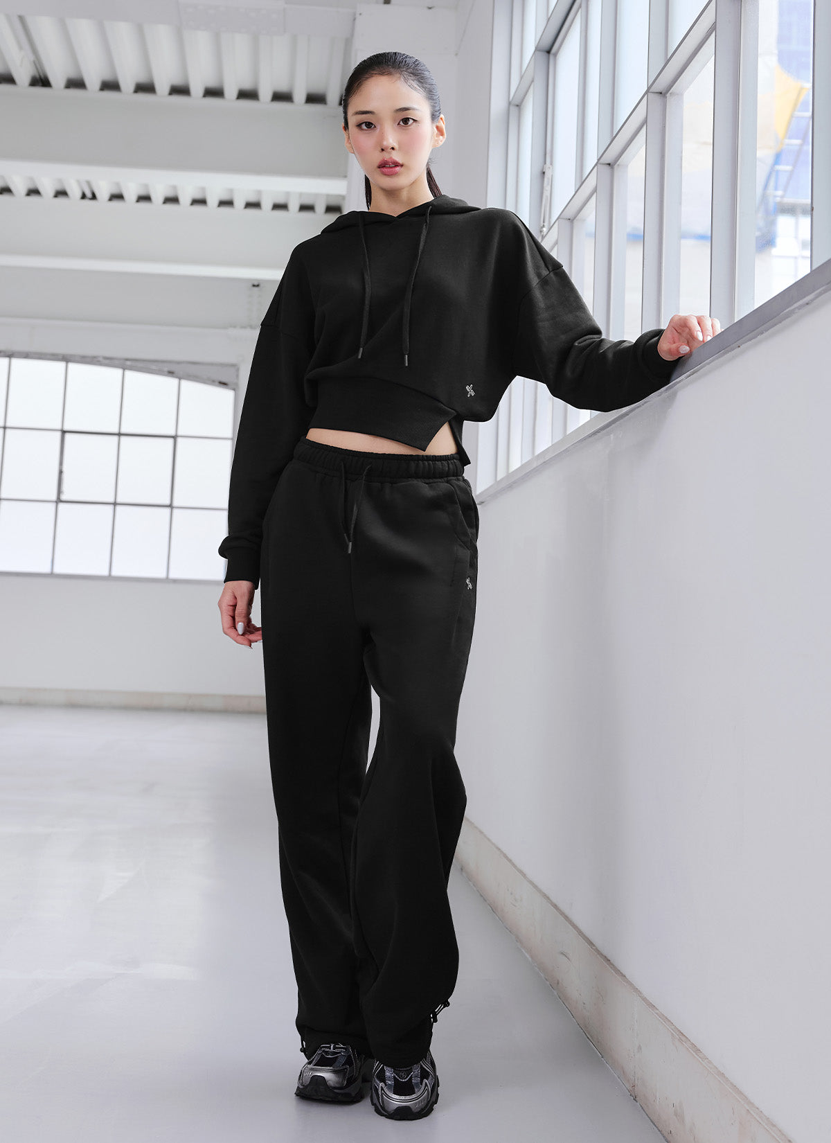 Softly Pintuck Wide Pants