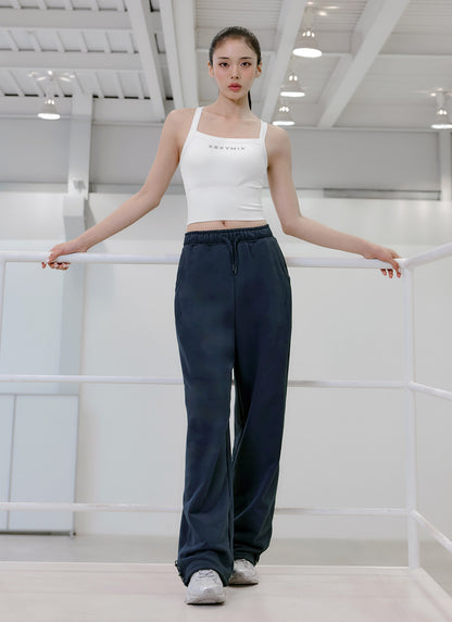 Softly Pintuck Wide Pants