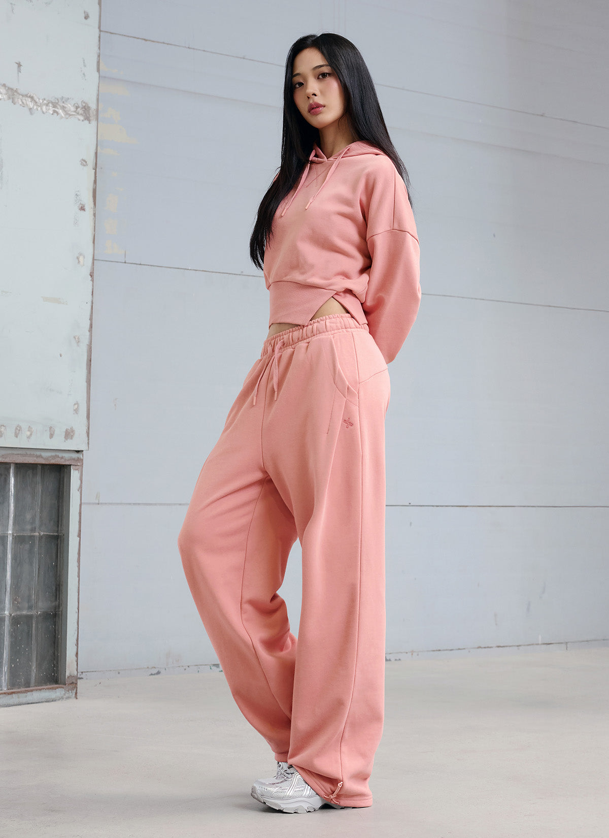 Softly Pintuck Wide Pants