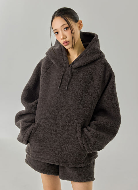 Sherpa Oversized Hoodie