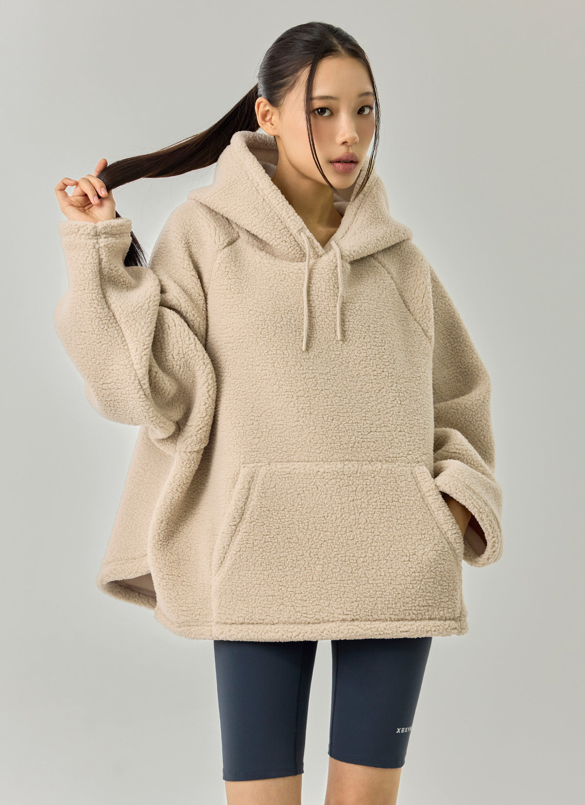 Sherpa Oversized Hoodie