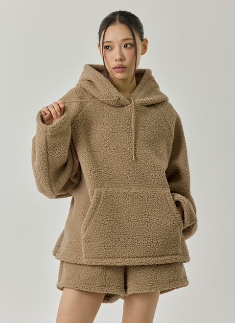 Sherpa Oversized Hoodie