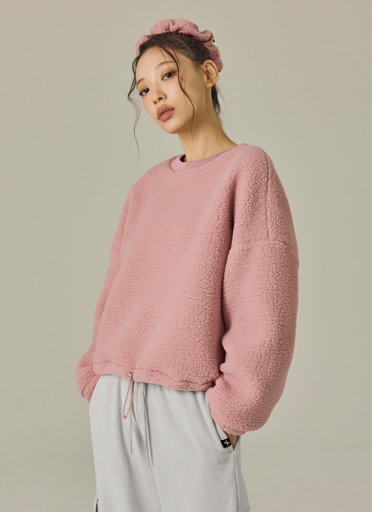 Sherpa Oversized Sweatshirt