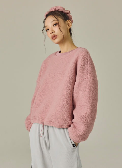 Sherpa Oversized Sweatshirt