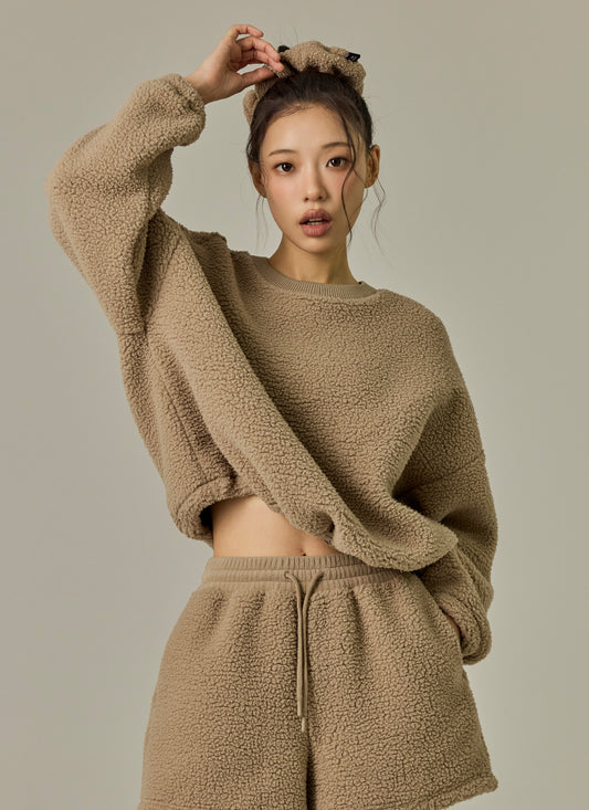Sherpa Oversized Sweatshirt