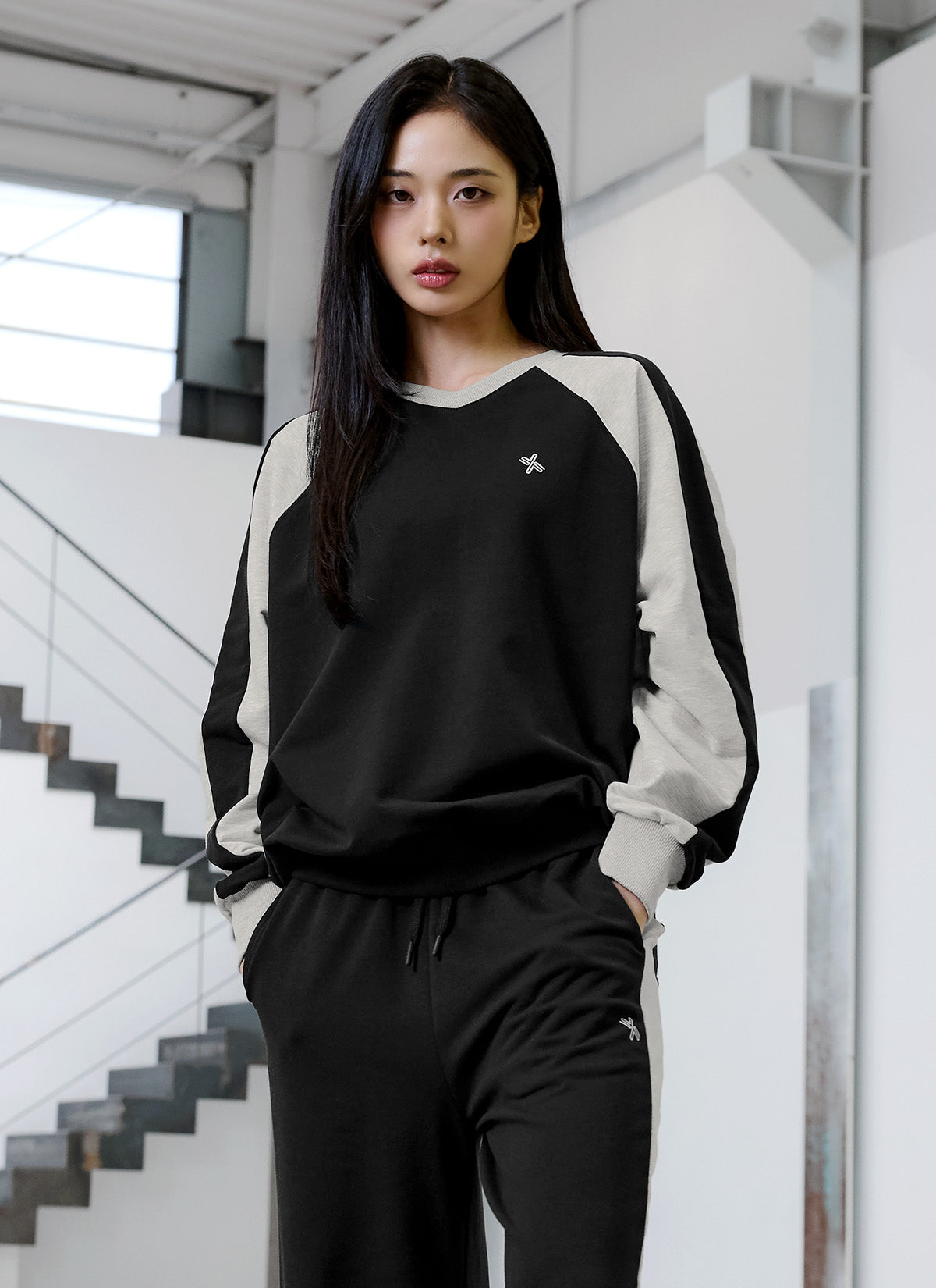 Sporty Track Sweatshirt