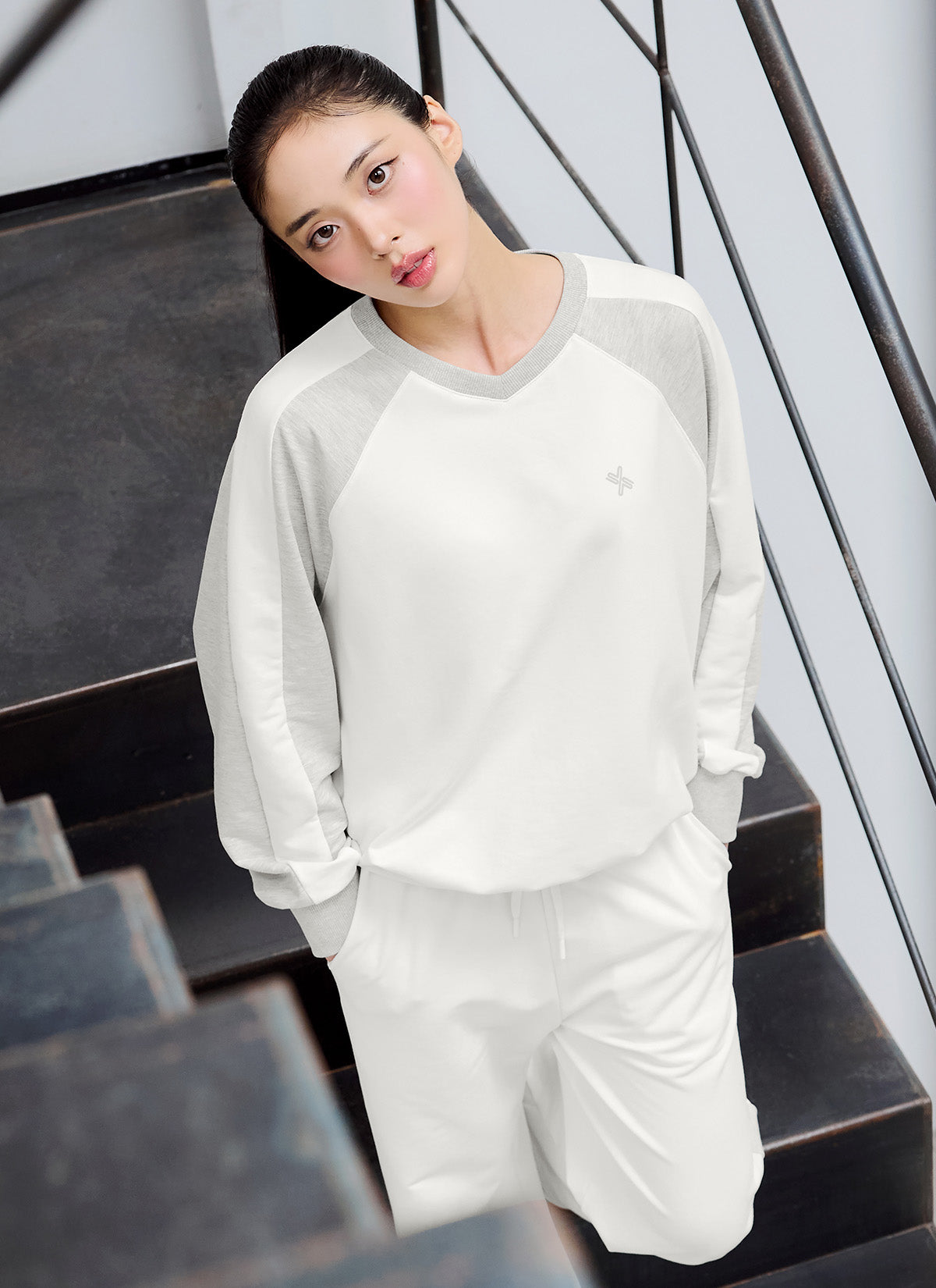 Sporty Track Sweatshirt