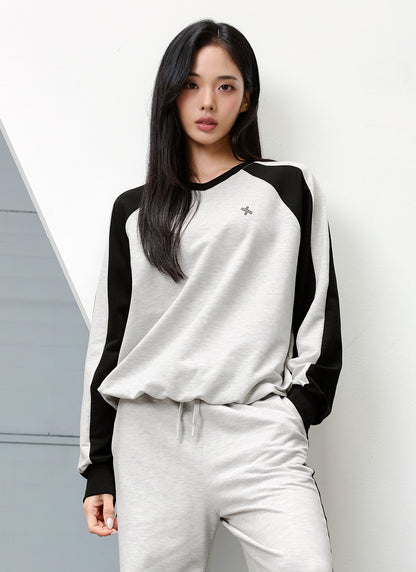 Sporty Track Sweatshirt