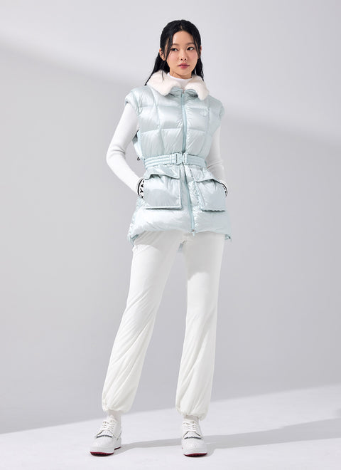 Padded Mix Bootcut Pants