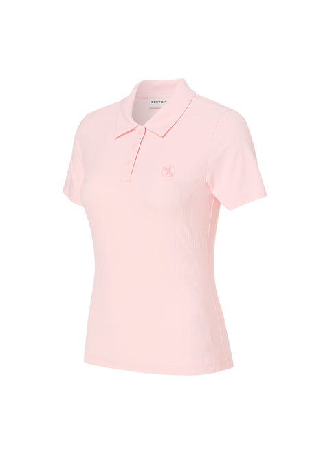 Ribbed Polo Short Sleeve
