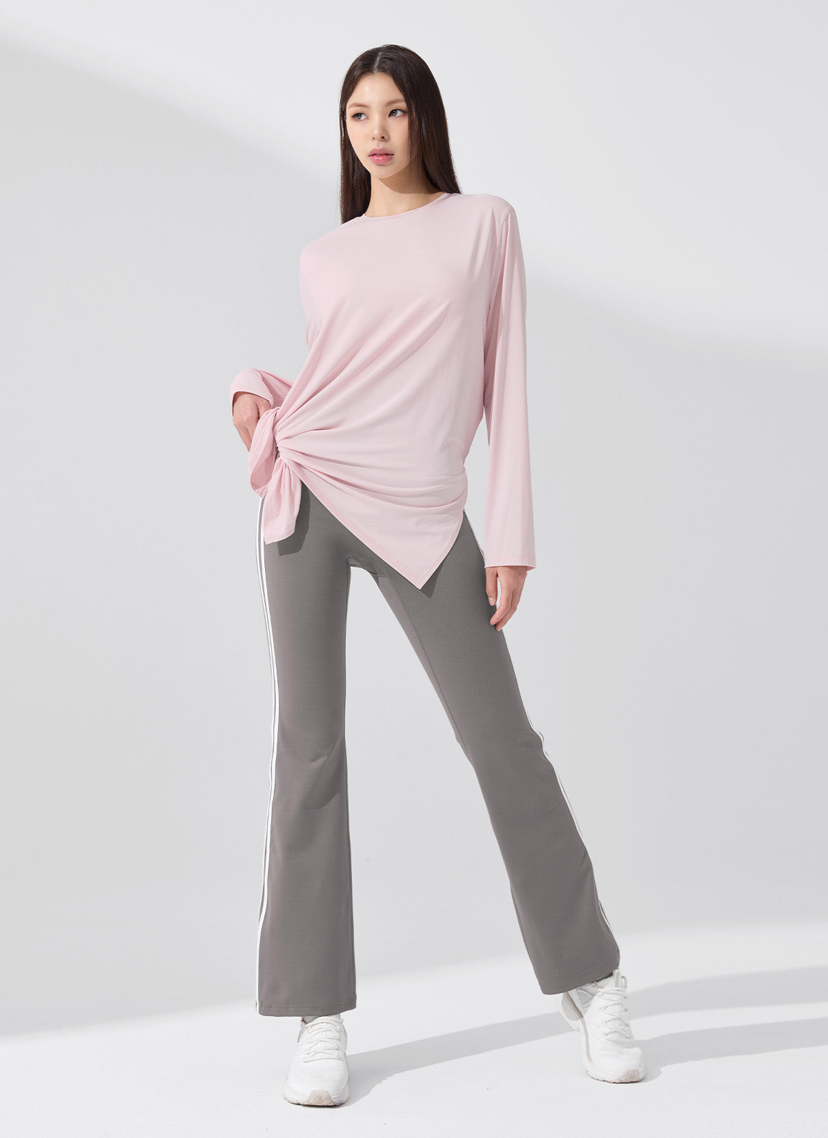 Comfort Fine Track Line Bootcut Leggings (New Color)