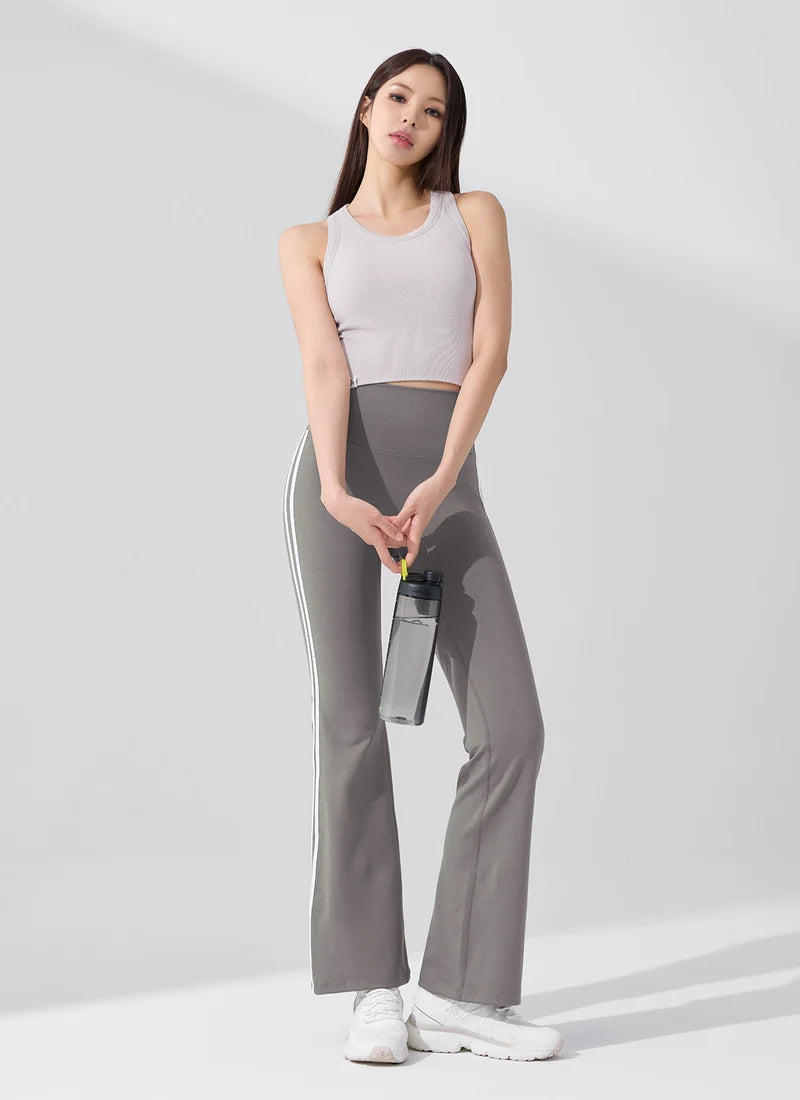 [2 FOR] Comfort Fine Track Line Boot Cut Leggings
