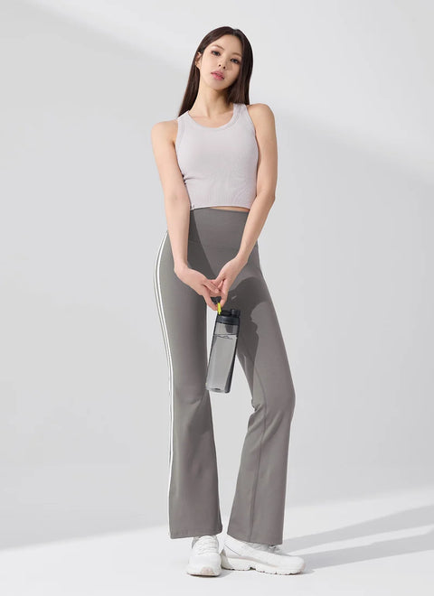 [2 FOR] Comfort Fine Track Line Boot Cut Leggings
