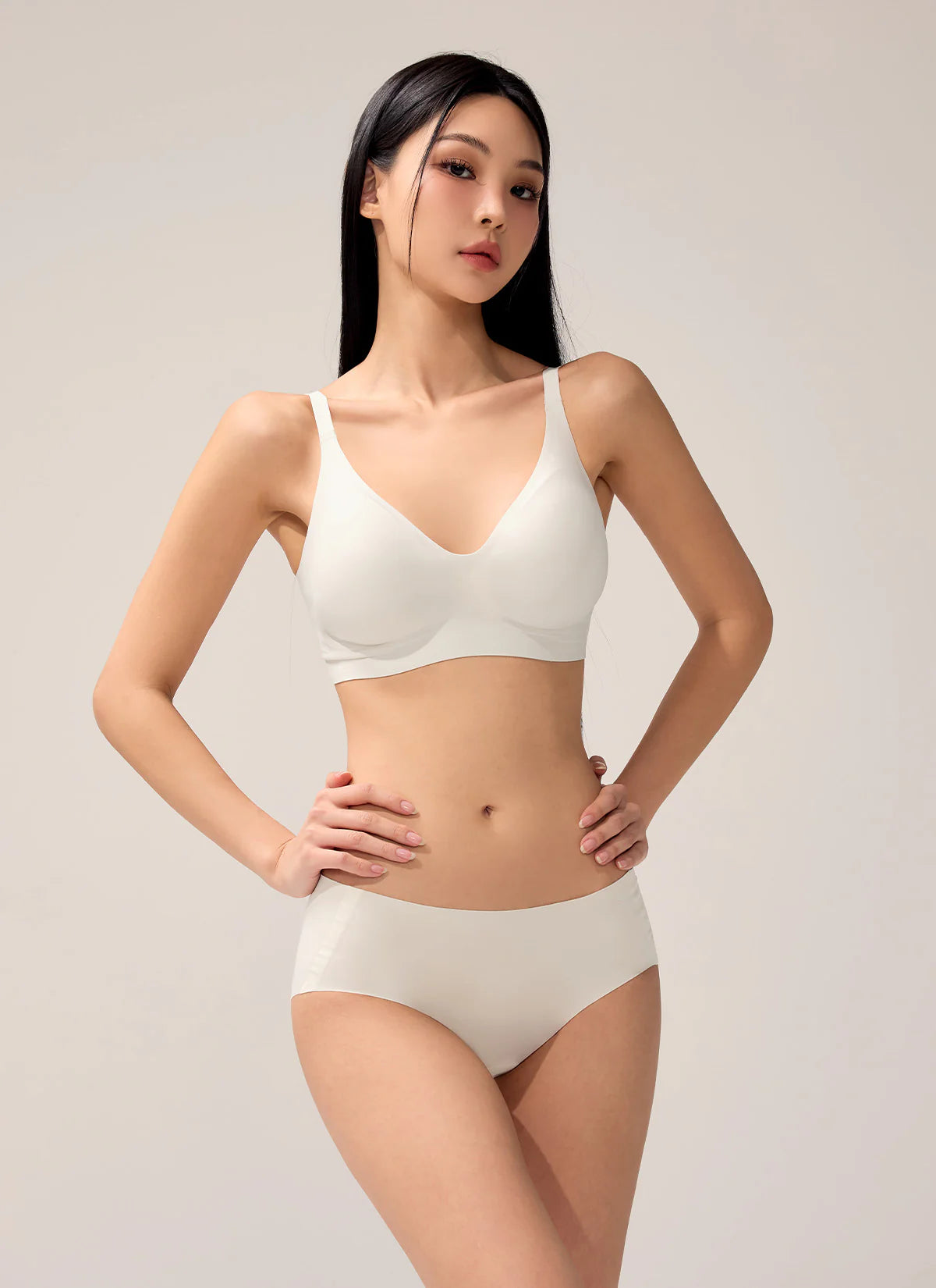 [SET] Mellow Day Hook-Closure Bra & Panty