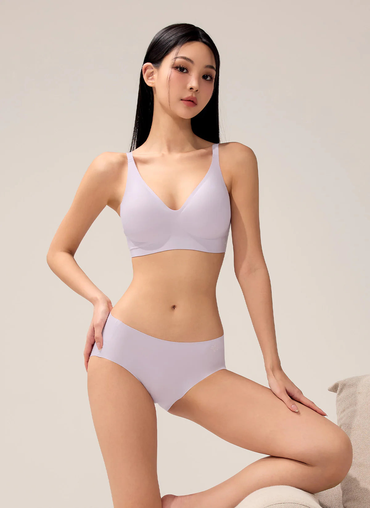 [SET] Mellow Day Hook-Closure Bra & Panty