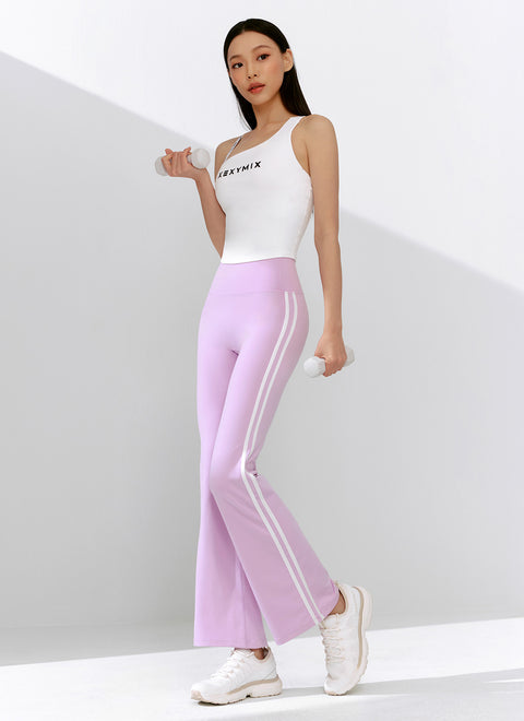 Comfort Fine Track Line Bootcut Leggings