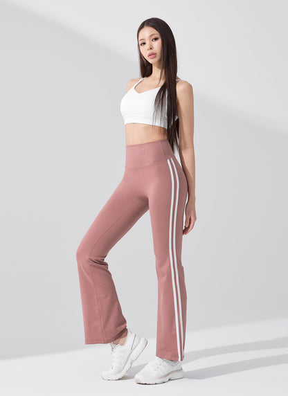 Comfort Fine Track Line Bootcut Leggings (New Color)
