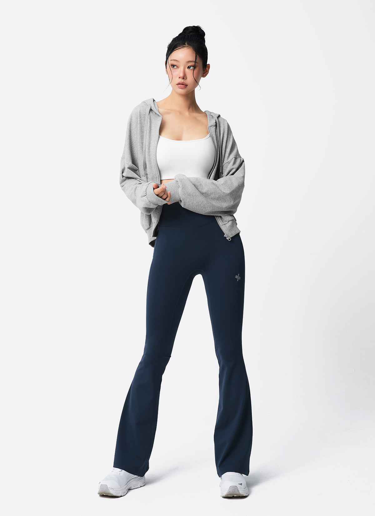 [SET] Slit Sleeveless & Bootcut Leggings