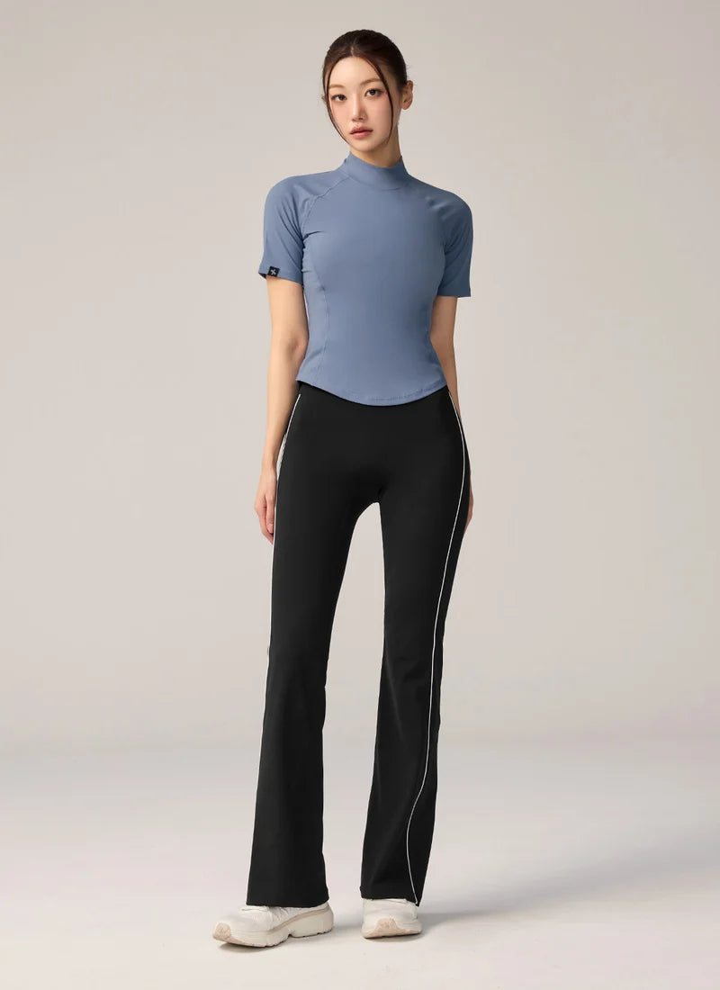 [2 FOR] Comfort Fine Piping Bootcut Leggings