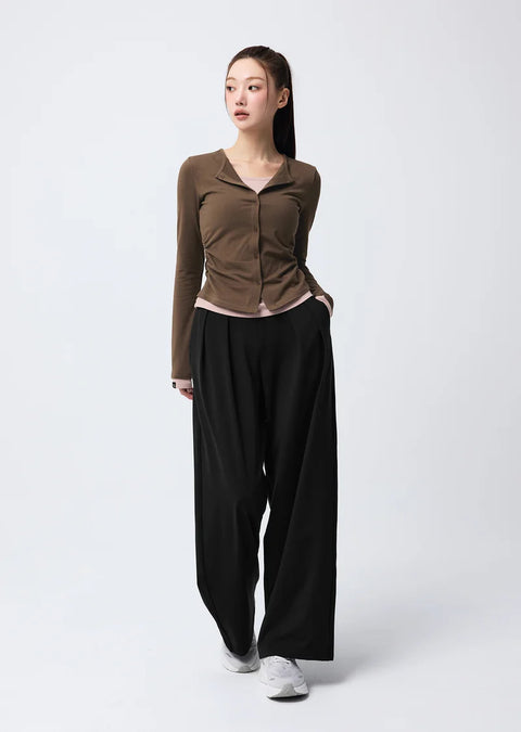[2 FOR] Comfort Fine Two-Tuck Wide Pants