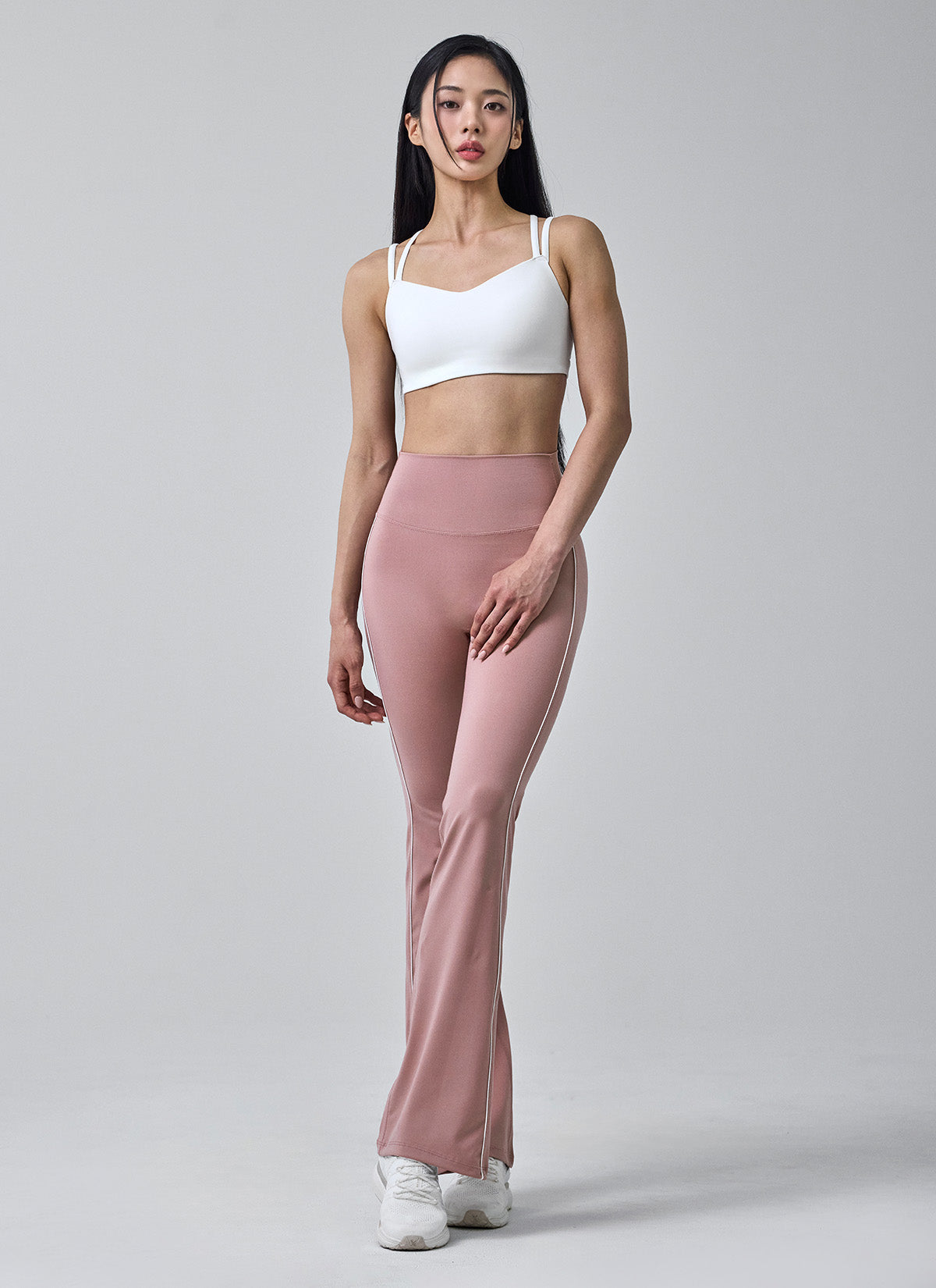 Comfort Fine Piping Bootcut Leggings